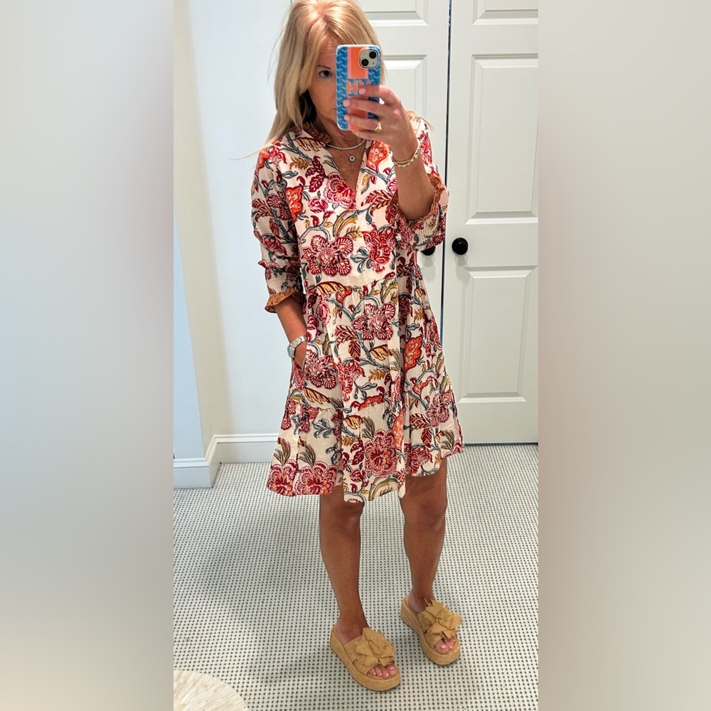 Charlee Alexis Dress in Autumn Floral Small